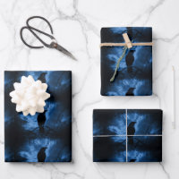 Corneille noire avec runes style gothique foncé