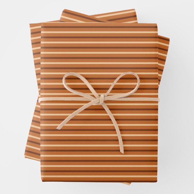 Feuille De Papier Cadeau Couleur pain d'épices Noël (En situation)