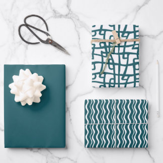 Feuille De Papier Cadeau Couleur solide Oceanic Turquoise