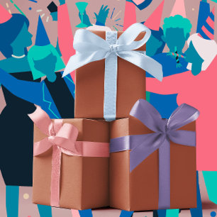 Feuille De Papier Cadeau Couleurs de tendance - Couleur de cuivre brûlé - S