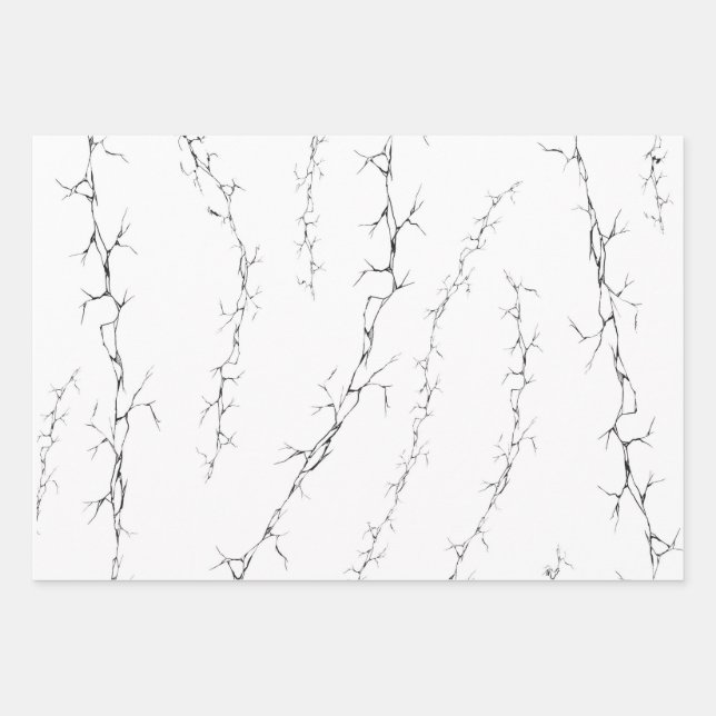 Feuille De Papier Cadeau Cracks (Devant)