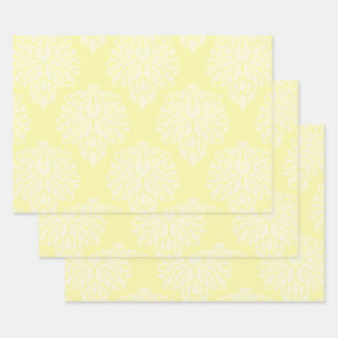 Feuille De Papier Cadeau Cream Southern Cottage Damask
