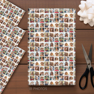 Feuille De Papier Cadeau Créer un collage photo personnalisé avec 18 photos