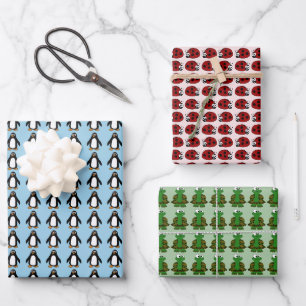 Feuille De Papier Cadeau Crimes agressés Tortue de Ladybug