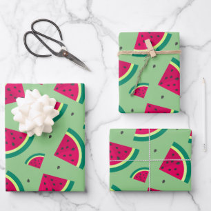 Feuille De Papier Cadeau Cute Motif Watermelon