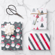 Cute Père Noël et Snowman