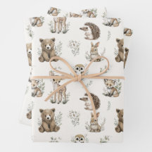 Cute Woodland Animal Watercolour