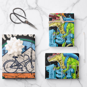 Feuille De Papier Cadeau Cycologue Funny Bicycle Cyclisme Cadeau Vintage