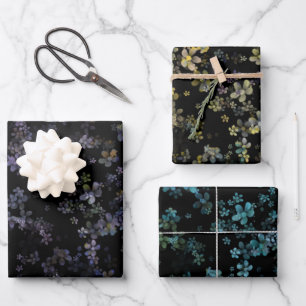 Feuille De Papier Cadeau Dainty Multicolored Floral Delicate Bébés respirer