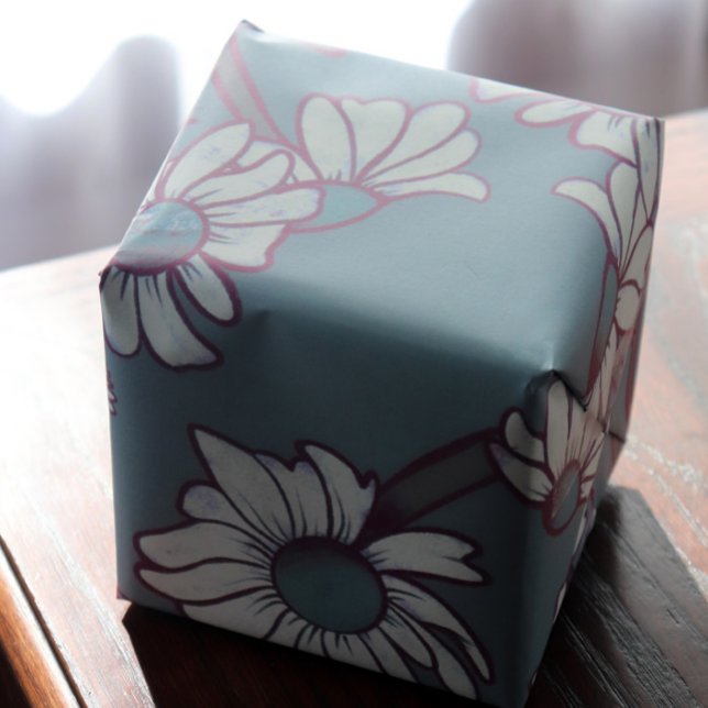 Feuille De Papier Cadeau Daisy Love (Créateur téléchargé)