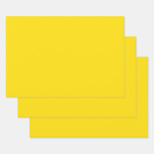 Feuille De Papier Cadeau Dandelion (couleur solide) 