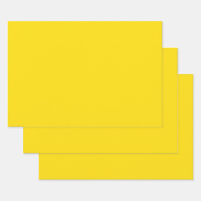 Feuille De Papier Cadeau Dandelion (couleur solide)  (Lot)