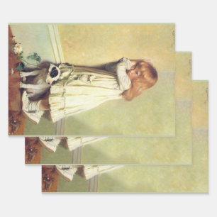 Feuille De Papier Cadeau Dans Disgrace de Charles Burton Barber, Vintage Ar