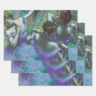Feuille De Papier Cadeau Danseuses bleues par Edgar Degas, Impressionnisme