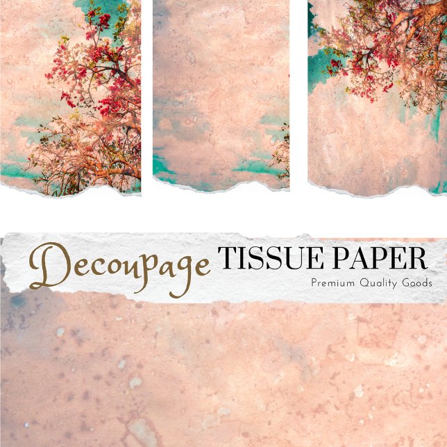 Feuille De Papier Cadeau Découpage d'arbor vintage (Créateur téléchargé)