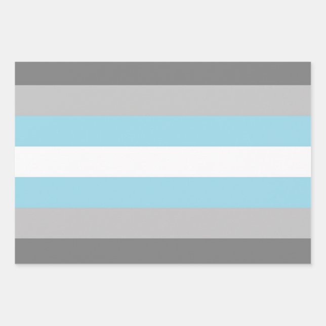 Feuille De Papier Cadeau DemiBoy (Devant)