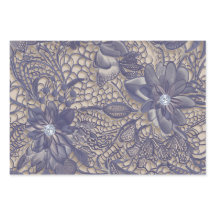 Dentelle violette et diamant