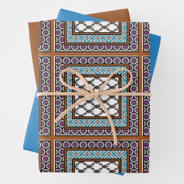 Feuille De Papier Cadeau Design de la fierté mexicaine 2 (En situation)