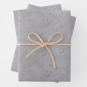 Feuille De Papier Cadeau Design en marbre blanc - Unique blanc blanc