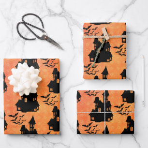 Feuille De Papier Cadeau Design Halloween