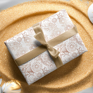 Feuille De Papier Cadeau Design Motif élégant Ocean Marine Life