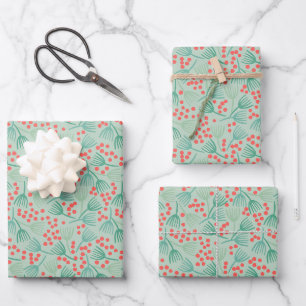 Feuille De Papier Cadeau Dessin Arbre de Noël Aiguilles À feuillage persist