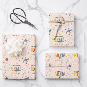 Feuille De Papier Cadeau Diplôme Peanuts Snoopy Woodstock