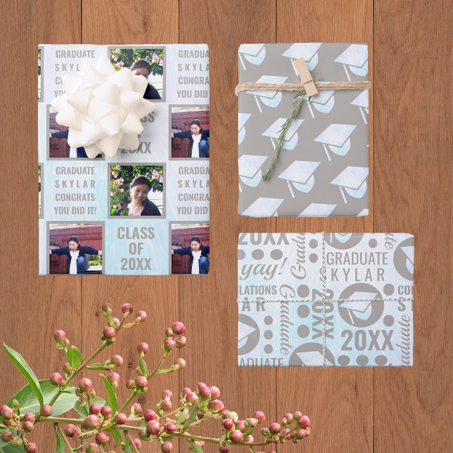 Feuille De Papier Cadeau Diplôme White Opal - Tendance - photo (Créateur téléchargé)