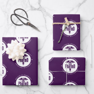 Feuille De Papier Cadeau Docteur en pharmacie PharmD sur mesure