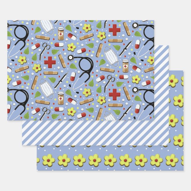 Feuille De Papier Cadeau Don Creative Doctor (Lot)