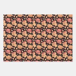 Feuille De Papier Cadeau Don d'Halloween