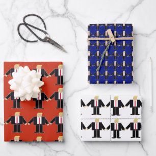 Feuille De Papier Cadeau Donald Trump Minis