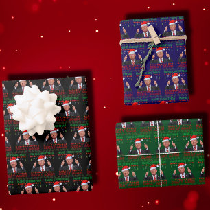 Feuille De Papier Cadeau Donald Trump redonne sa grandeur à Noël