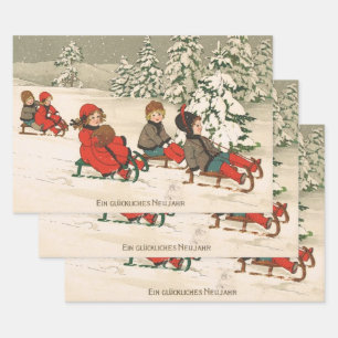 Feuille De Papier Cadeau Dormir