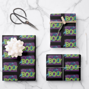 Feuille De Papier Cadeau Dr Seuss   BOO ! Graphique d'Halloween