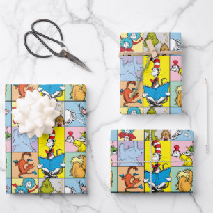 Feuille De Papier Cadeau Dr. Seuss   Histoires Graphiques