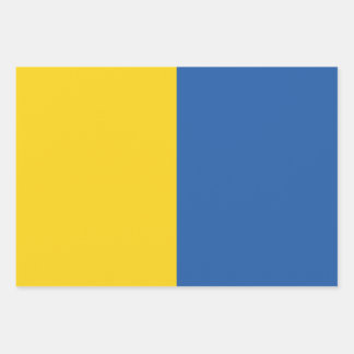 Feuille De Papier Cadeau Drapeau d'Ukraine