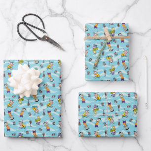 Feuille De Papier Cadeau Ed, Edd, n Motif Eddy