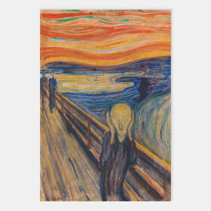 Feuille De Papier Cadeau Edvard Munch - The Scream 1893