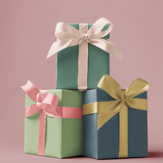Feuille De Papier Cadeau Élégance bouchée - Ensemble solide 2