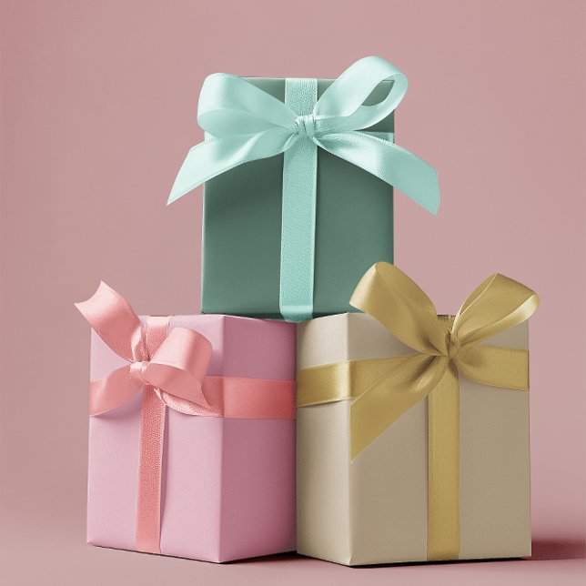 Feuille De Papier Cadeau Élégance bouchée - Ensemble solide 4 (Créateur téléchargé)