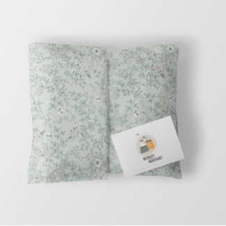 Feuille De Papier Cadeau Élégant romantique Vintage motif floral Sage