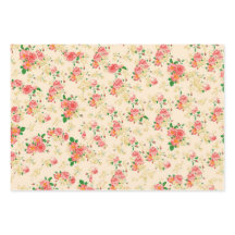 Élégant Rose floral Vintage