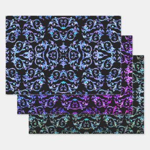 Feuille De Papier Cadeau Elégante Mère De Pearl Motif