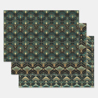 Emerald et Gold Art déco