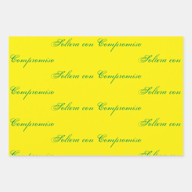 Feuille De Papier Cadeau empoderamiento (Devant)