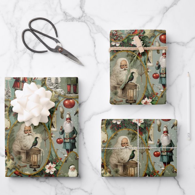 Feuille De Papier Cadeau Enchanter La Réalité Des Vacances (Recto)