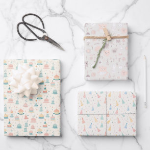 Feuille De Papier Cadeau Enfants neutres