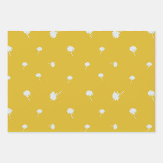 Feuille De Papier Cadeau Ensemble de enveloppes cadeaux Dandelions