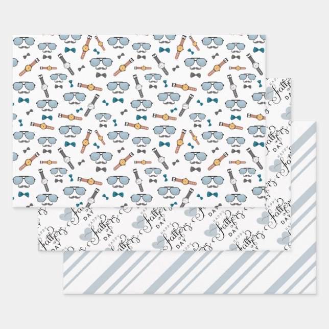 Feuille De Papier Cadeau Ensemble élégant d'enveloppes cadeaux de Fête des  (Lot)